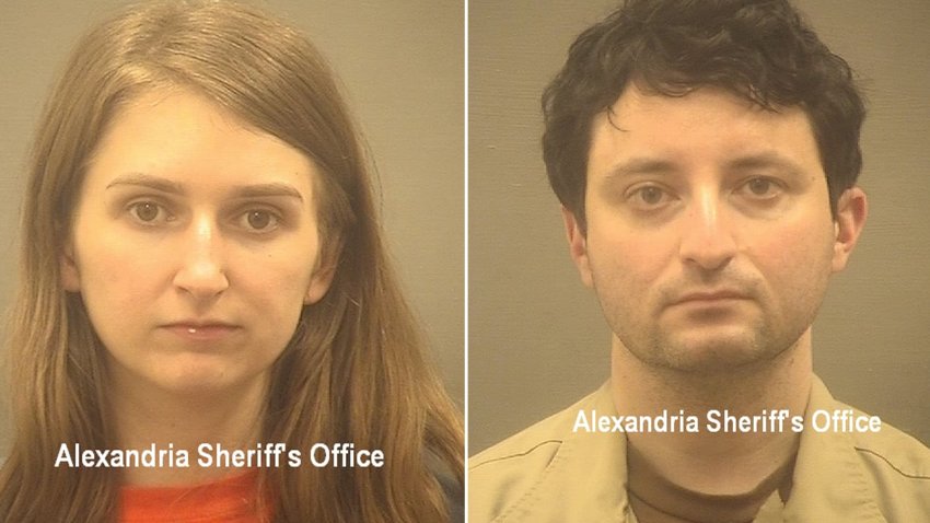 Booking photos for Heather Morgan and Ilya Lichtenstein.