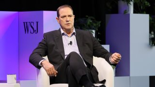 Cisco CEO Chuck Robbins speaks at The Wall Street Journal’s Future of Everything Festival in New York on May 21, 2024.