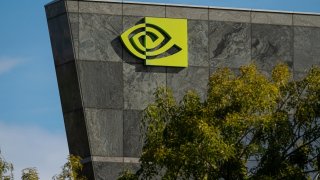 The Nvidia headquarters in Santa Clara, California, in November 2024.