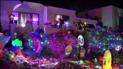 Streets of Kensington overrun with trick-or-treaters on Halloween