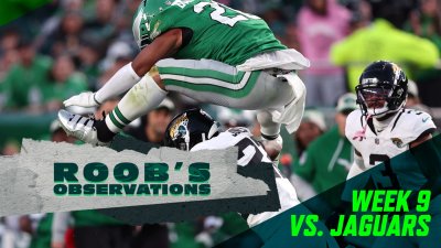 Roob's Observations: Young Eagles defense makes franchise history in win over Jaguars