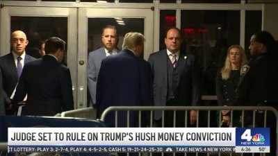 Judge set to rule on Trump's hush money conviction