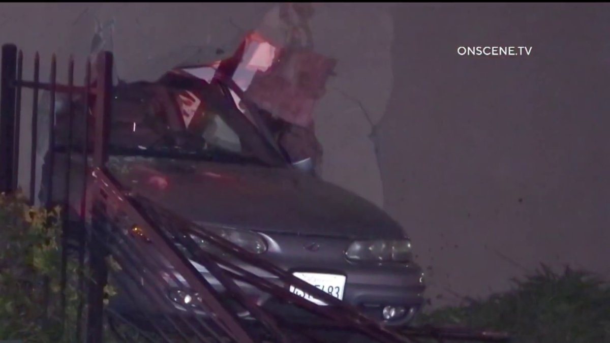Car crashes into home in El Cajon, couple injured inside – NBC 7 San Diego