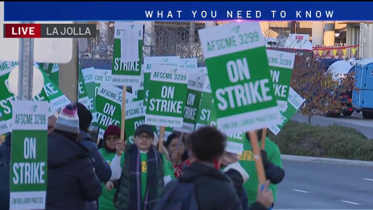 Thousands of UC Health workers begin 2-day strike – NBC 7 San Diego