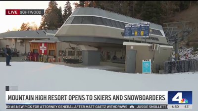 Mountain High is open for ski season