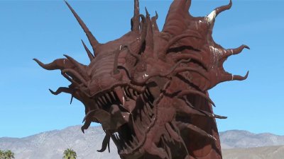 Artist who created iconic Borrego Springs creatures hospitalized