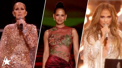 Halle Berry wears 2002 Oscars gown as Céline Dion and Jennifer Lopez sing at “Elie Saab Show”