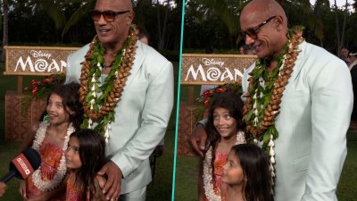 Dwayne Johnson's daughters steal the show in adorable ‘Moana 2' interview