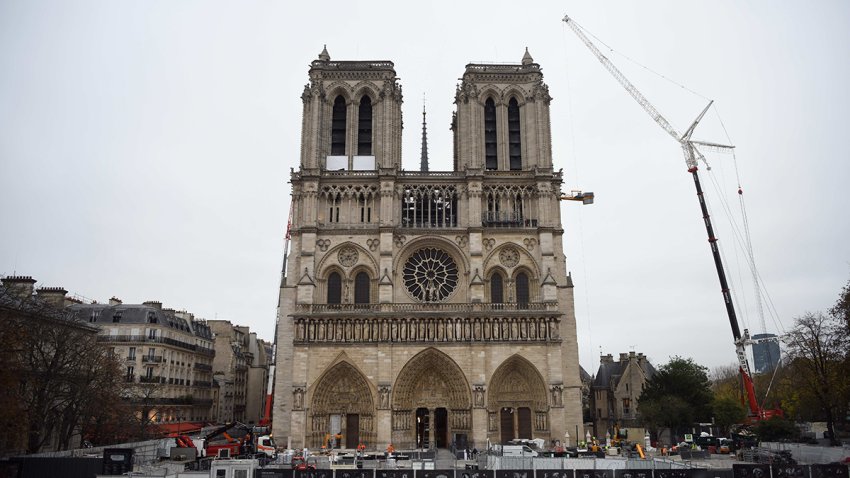 A general view of Notre-Dame de Paris on Nov. 7, 2024 in Paris.