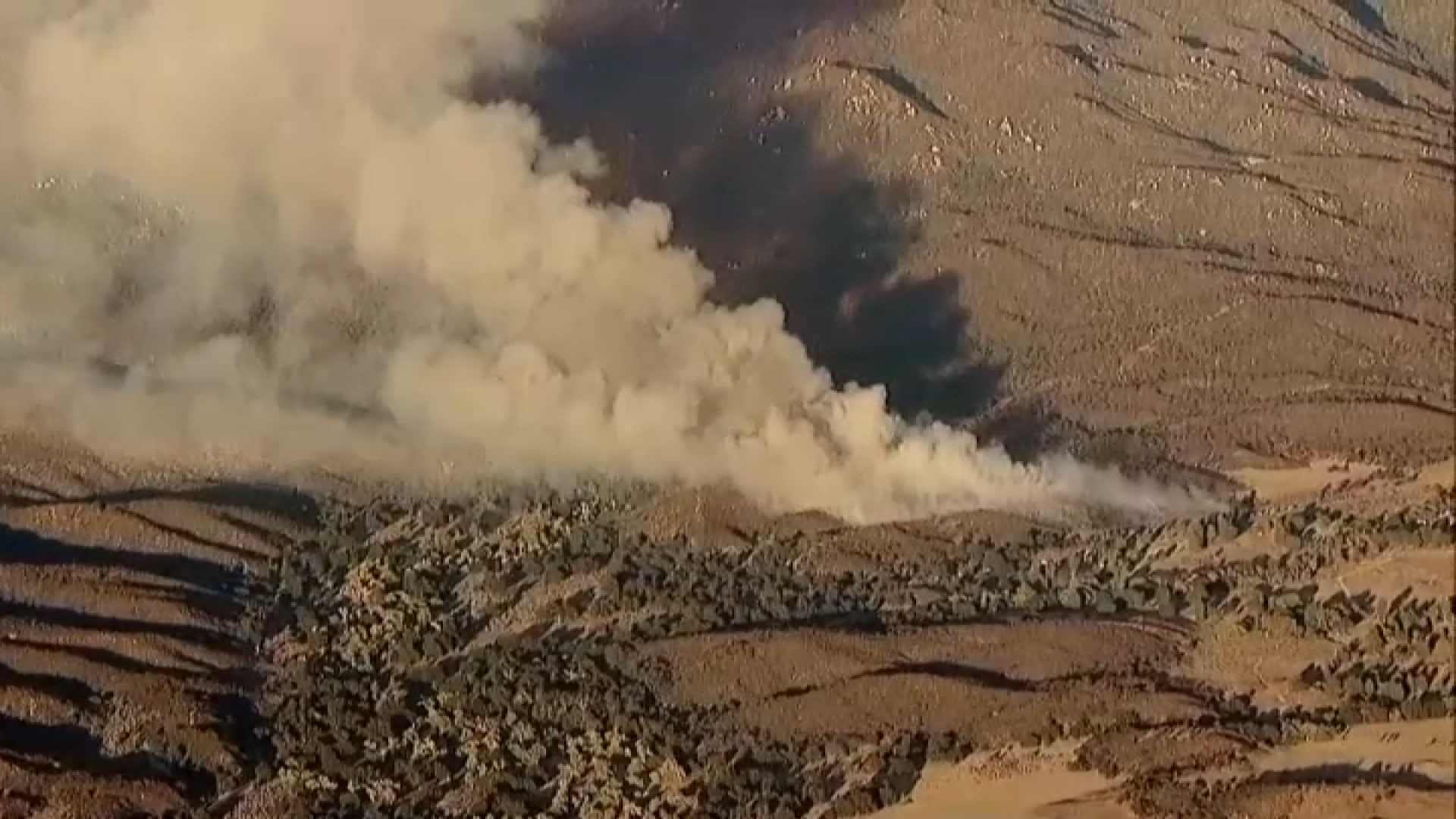 The fire in Warner Springs started Friday afternoon