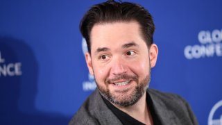 Alexis Ohanian, Founder of Seven Seven Six, and Co-Founder and former Executive Chairman, Reddit, speaks during the Milken Institute Global Conference on May 3, 2022 in Beverly Hills, California. 