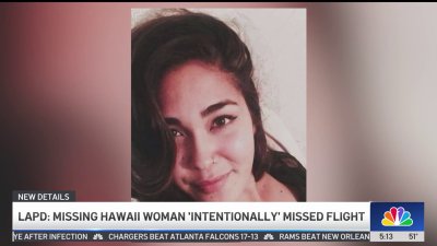 LAPD: Missing Hawaii woman ‘intentionally' missed flight