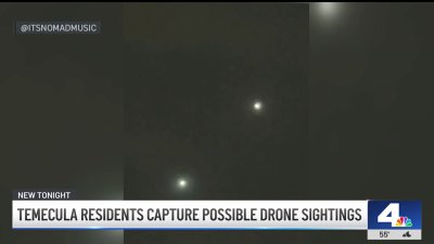 Temecula residents capture possible drone sightings