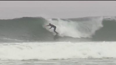 Winter swell pounds San Diego coastline this week