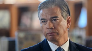 FILE – California Attorney General Rob Bonta fields questions at a news conference in San Francisco, Wednesday, Dec. 4, 2024.