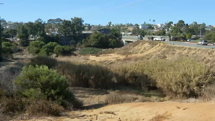 A vacant lot on the corner of Nimitz and Famosa boulevards in Point Loma on Dec. 17, 2024.