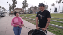 New dad Kevin Peccorini said he wishes he could afford a larger home.