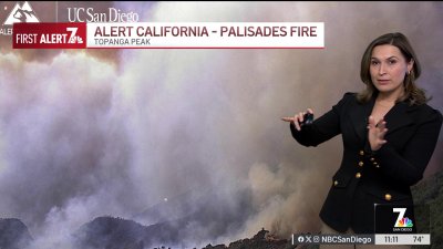 Smoke from Los Angeles wildfires could reach San Diego County