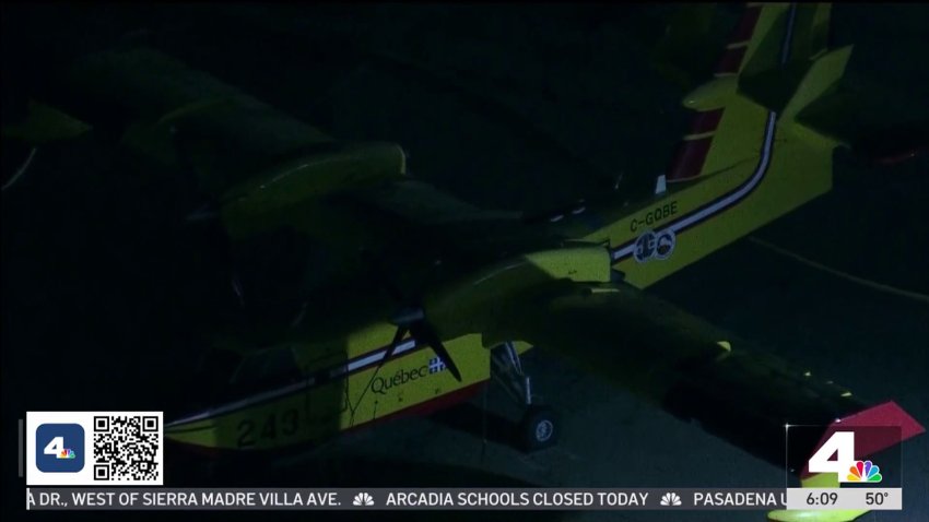 Drone damages SuperScooper over Palisades Fire