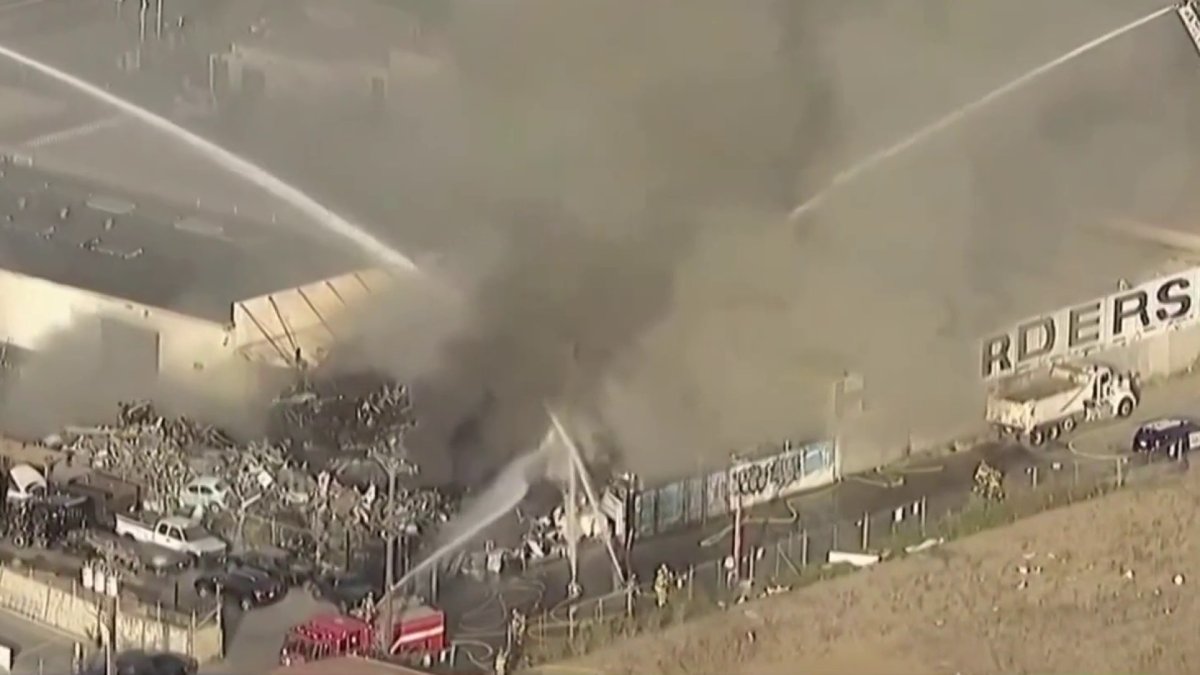 Fire breaks out at Chula Vista recycling facility – NBC 7 San Diego