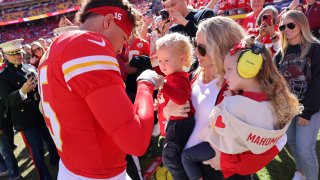 Patrick Mahomes, wife Brittany welcome third child – NBC 7 San Diego