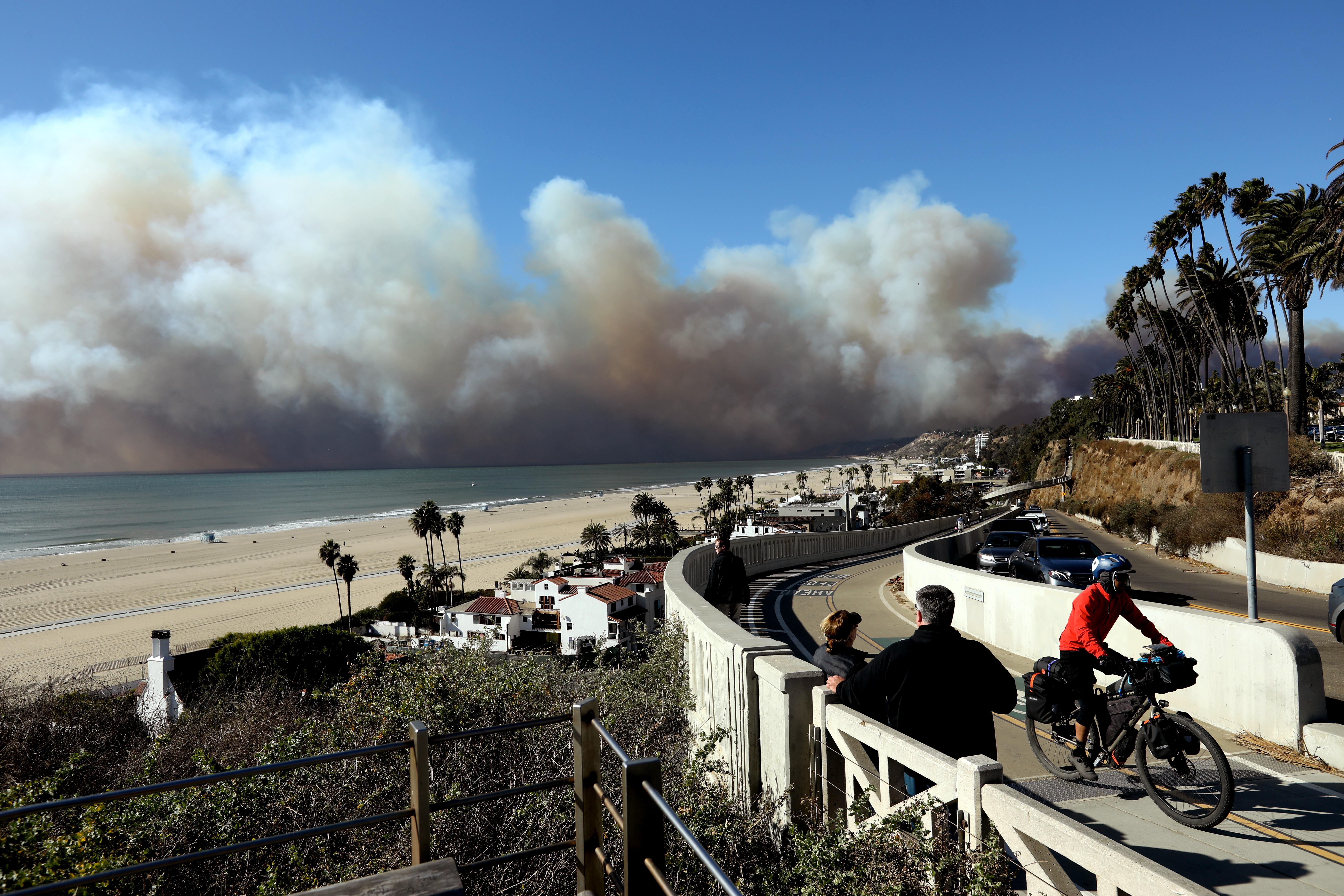 Images: Wildfires race across Southern California