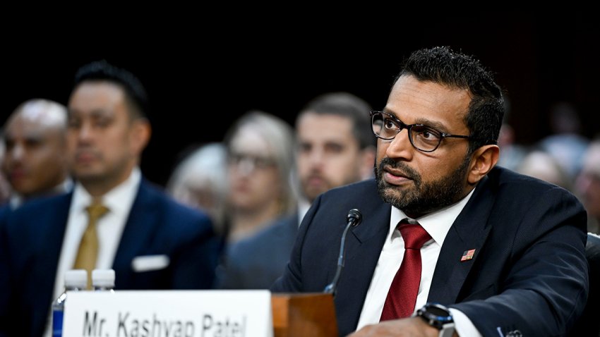 Kash Patel, former chief of staff to Christopher Miller and Donald Trump's nominee to be director of the FBI, during a Senate Judiciary Committee confirmation hearing in Washington, D.C., Jan. 30, 2025.