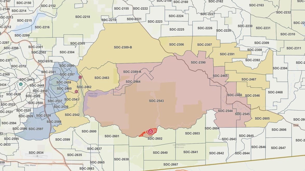 Border 2 Fire near Otay Mountain prompts evacuations – NBC 7 San Diego