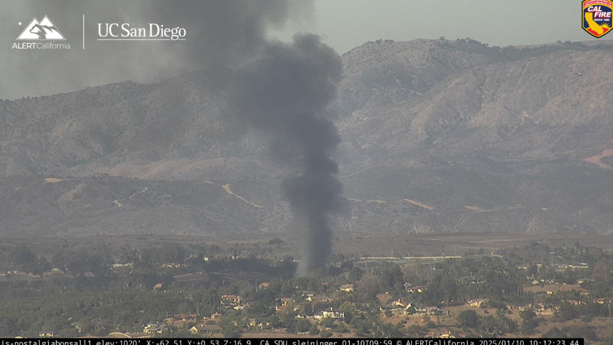 Brush fire sparks in Fallbrook near Camp Pendleton – NBC 7 San Diego