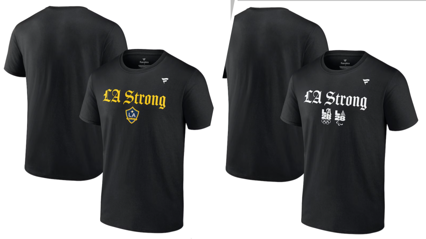 'LA Strong' logo and gear unveiled to help raise money for the victims of California wildfire