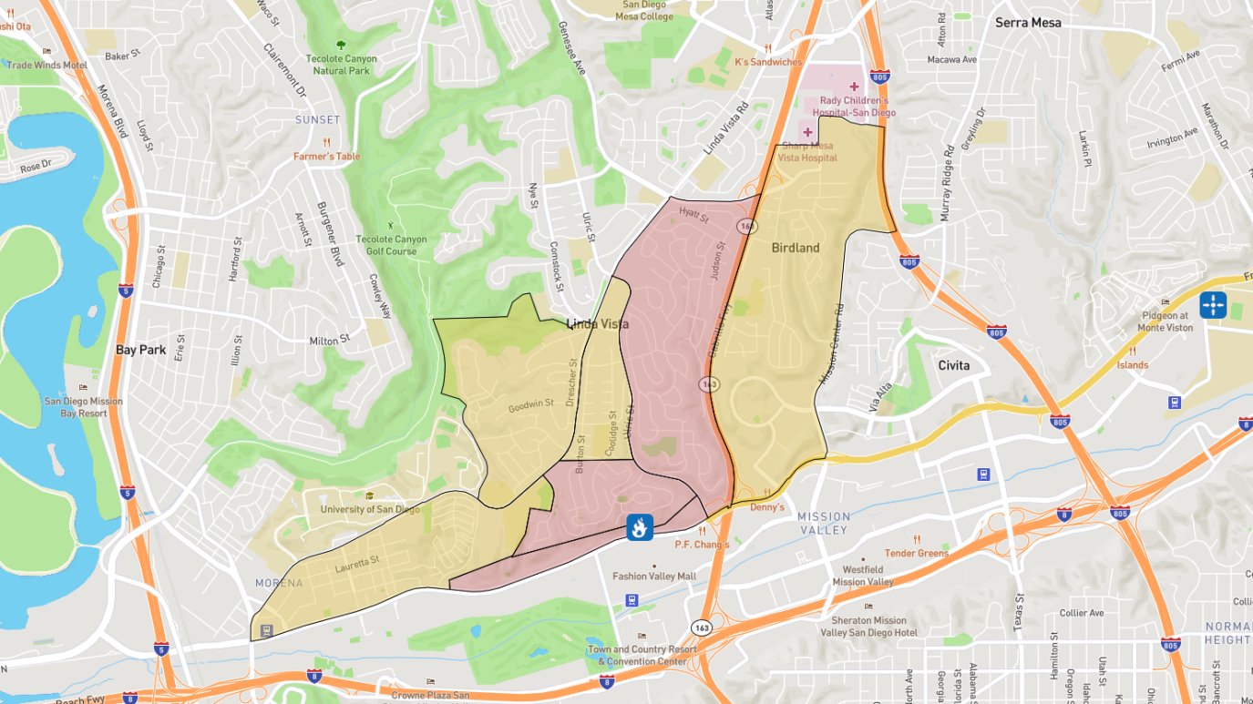 Brush fire reported in Mission Valley – NBC 7 San Diego