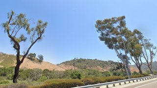 The Rose Canyon area of San Diego near La Jolla Colony Drive as seen via Google Street View.