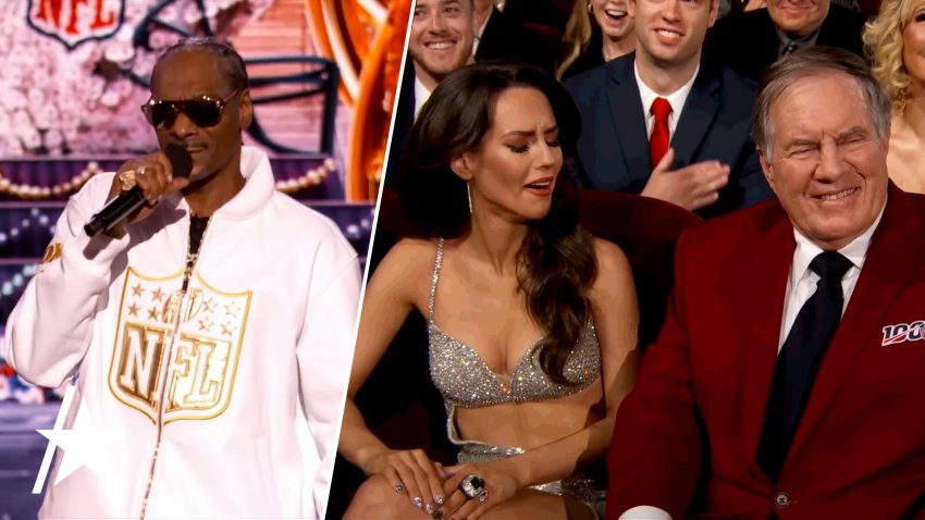 Snoop Dogg stuns Bill Belichick's girlfriend Jordon Hudson, 24, with age gap joke