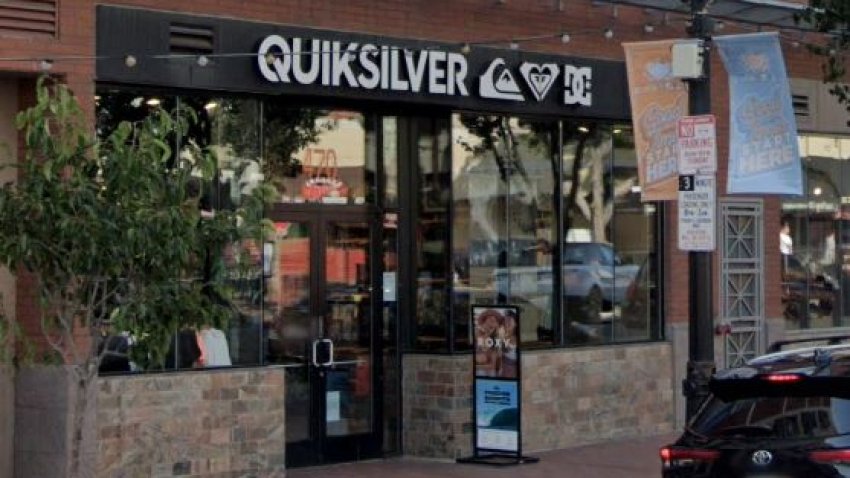 The Quiksilver shop on 5th Avenue in San Diego's Gaslamp District