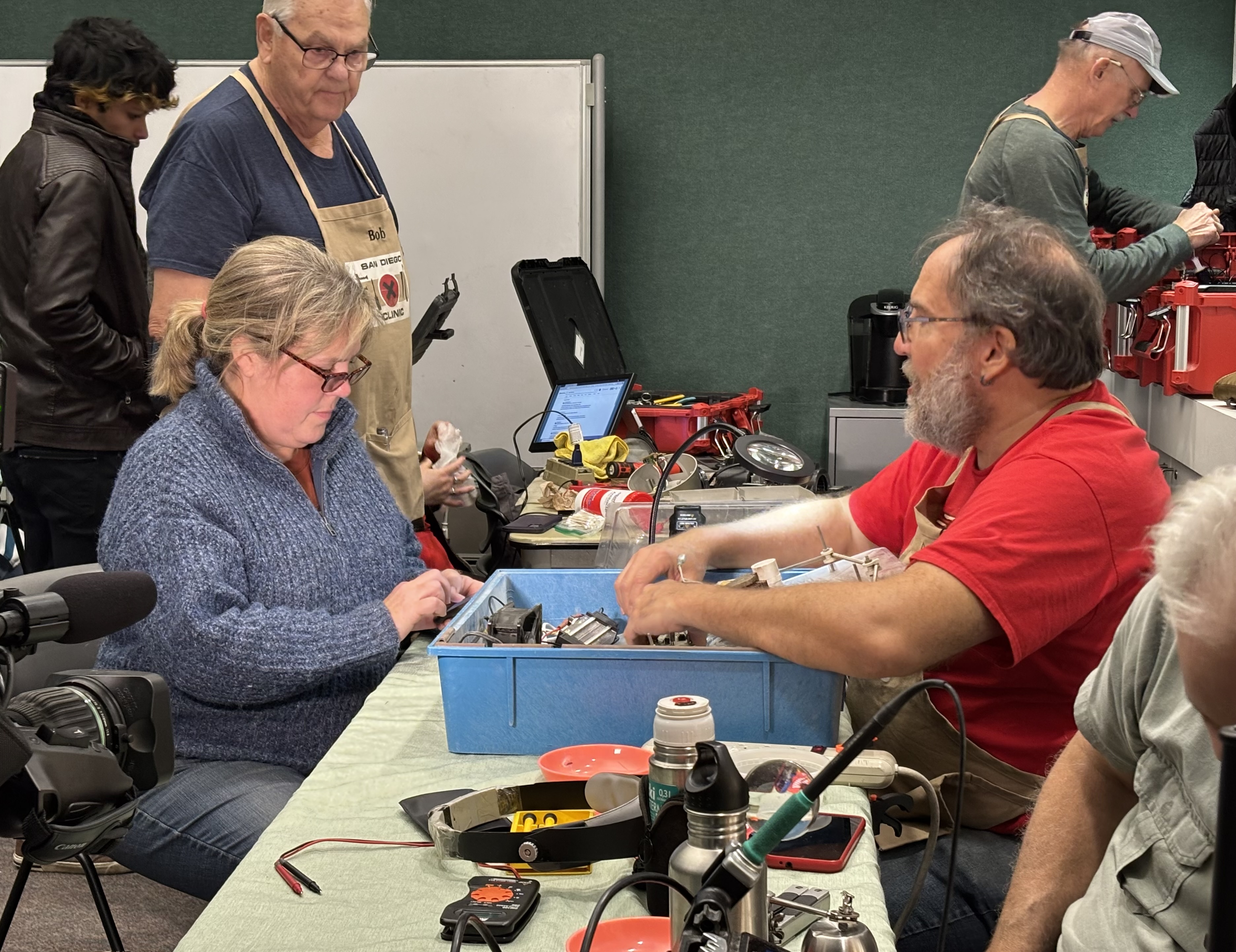 The San Diego Fixit Clinic held an event at the South Chula Vista Library, Feb. 15, 2025.