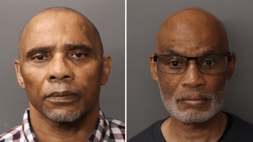 Image taken by the San Diego Sheriff's Department showing Sexually Violent Predators: Merle Wakefield on the left and Alvin Quarles on the right.