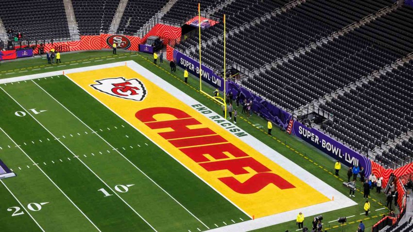 Kansas City Chiefs' end zone