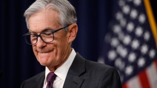 Federal Reserve Chairman Jerome Powell pauses while delivering remarks at a news conference following a Federal Open Market Committee (FOMC) meeting at the Federal Reserve on March 19, 2025 in Washington, DC. 