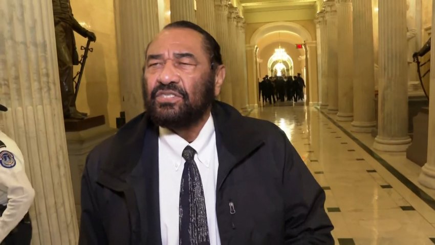 Rep. Al Green in Congress hallway