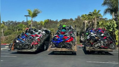 CHP impounds 30 motorcycles after freeway takeover stunt in San Diego County