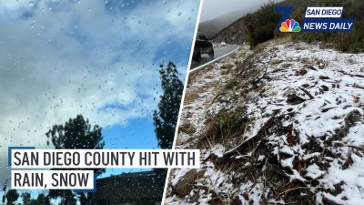 San Diego County hit with rain and mountain snow | San Diego News Daily