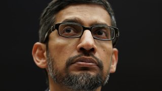 Google CEO Sundar Pichai testifies before the House Judiciary Committee at the Rayburn House Office Building on December 11, 2018 in Washington, DC.