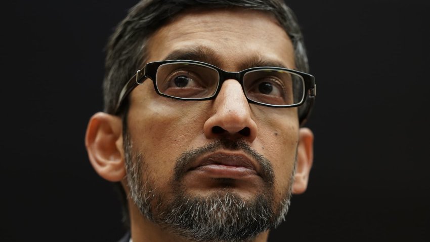 Google CEO Sundar Pichai testifies before the House Judiciary Committee at the Rayburn House Office Building on December 11, 2018 in Washington, DC.
