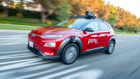 A Pony.ai autonomous car.