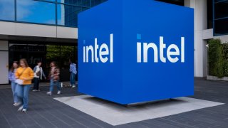 Intel Corporation’s headquarters in Santa Clara, California, April 23, 2025.