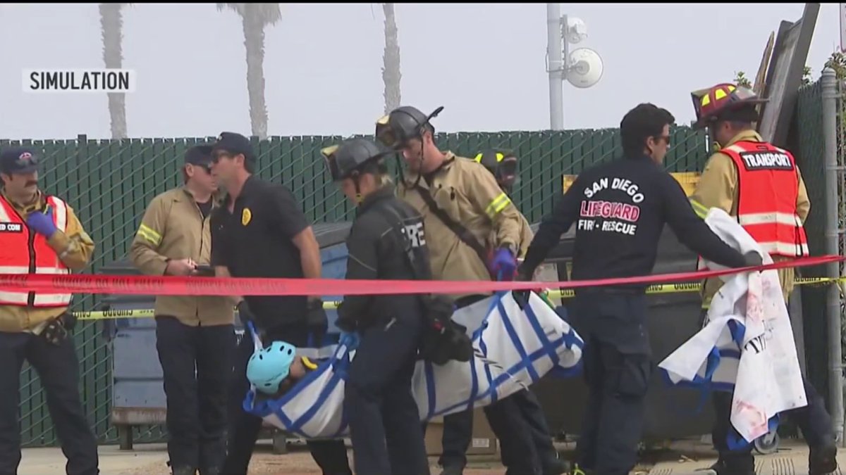 Plane crash drill in Mission Bay – NBC 7 San Diego