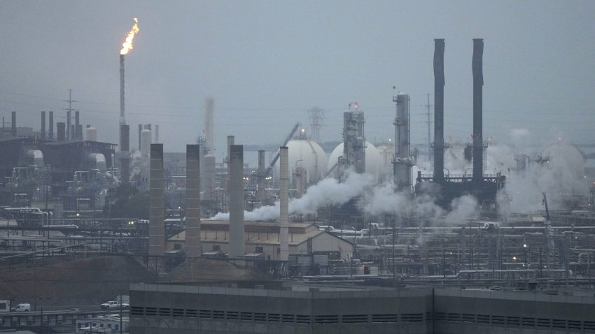 The Chevron Richmond Refinery in this view from Point Richmond, Calif., Tuesday, Oct. 24, 2023.