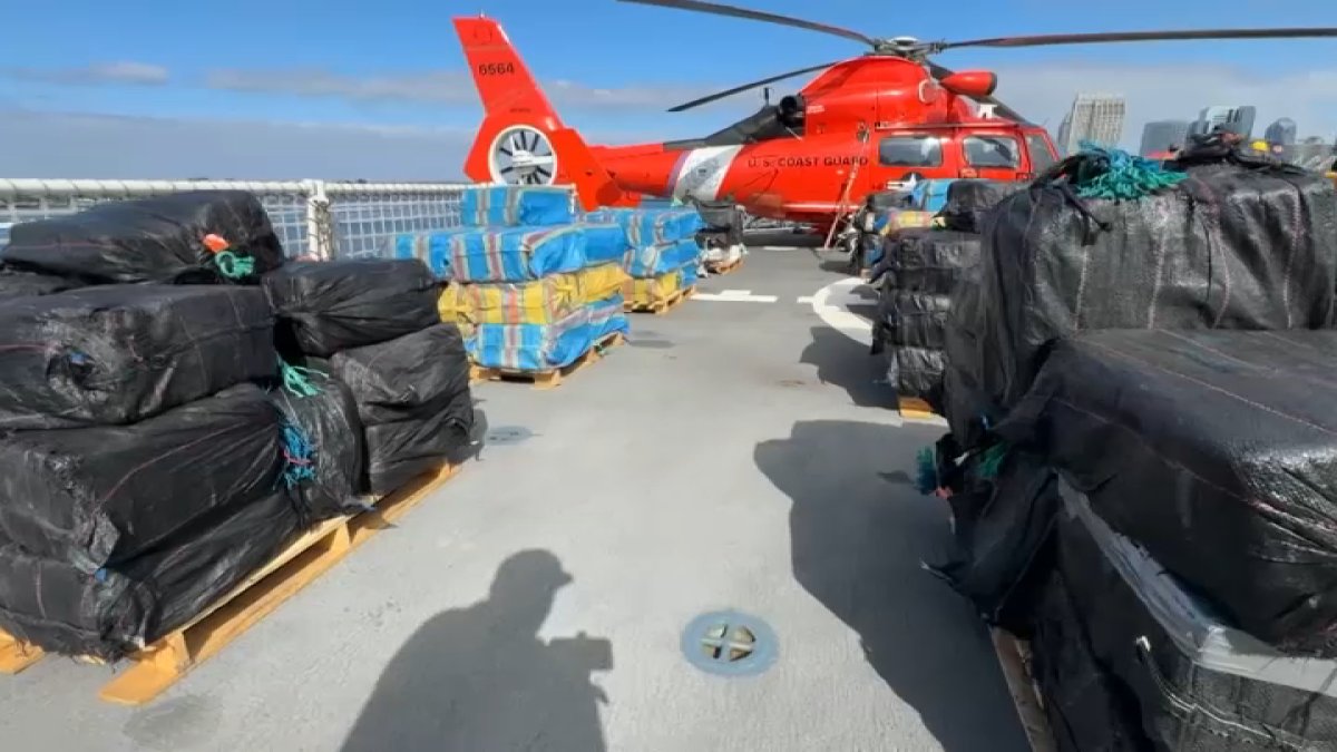 Coast Guard offloads more than $214M of cocaine in San Diego – NBC 7 ...