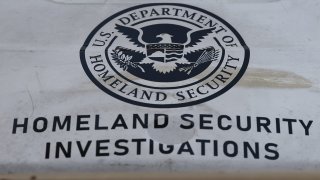 The DHS logo along with "Homeland Security Investigations" is seen.
