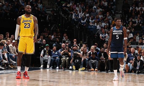 2025 NBA Playoffs - Los Angeles Lakers v Minnesota Timberwolves - Game Three